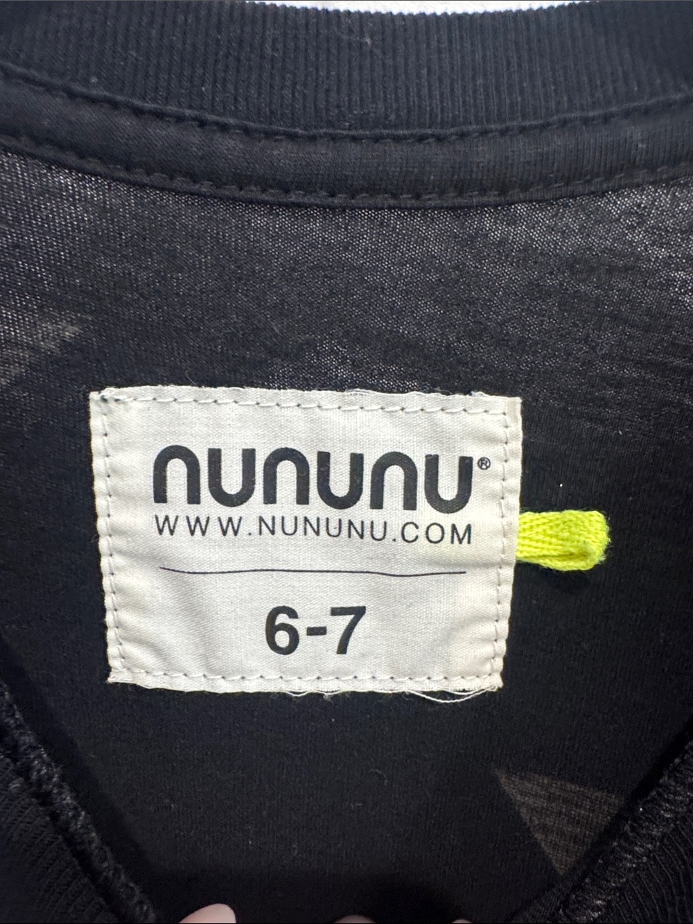 nununu Girls Star Multi Layered Black Dress size 6-7 - Picture 4 of 12